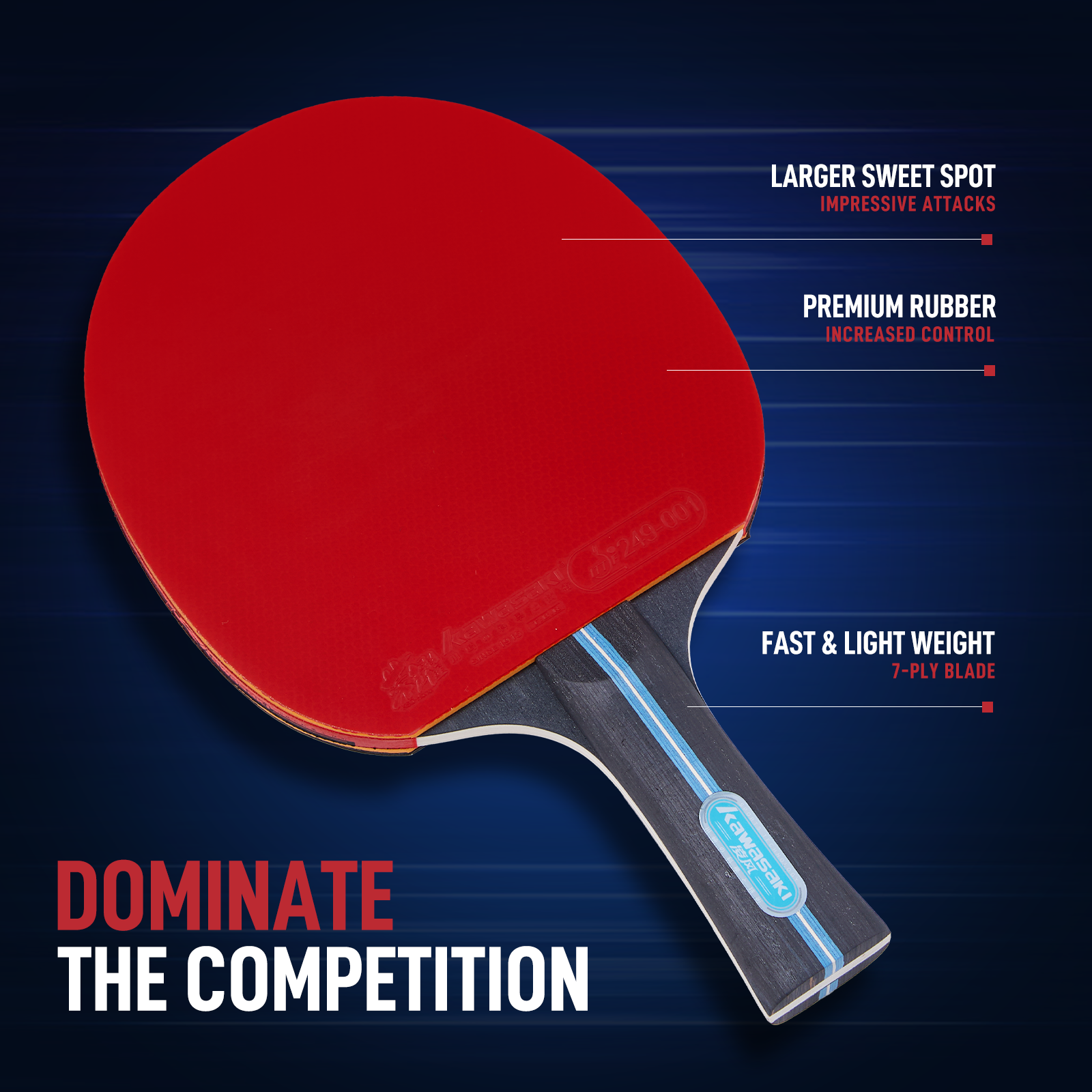 Kawasaki Table Tennis Equipmen – Table Tennis Japan Bewertung und Preis