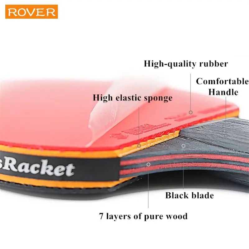 5/6 Star Table Tennis Racket 2 – Table Tennis Db Bewertung und Preis
